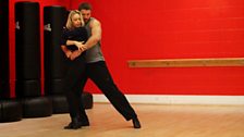 Ben Cohen and Kristina Rihanoff in Training for Halloween Week