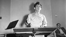 Bernstein conducting in Carnegie Hall, c.1946.