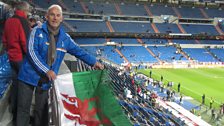 Ar y Marc - Glyn Griffiths yn y Bernabeu