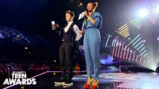 Conor Maynard and Gemma Cairney at Radio 1's Teen Awards 2013