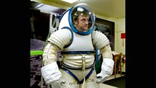 Richard Hammond at Nasa, wearing their prototype Z1 space suit - designed for a manned mission to Mars