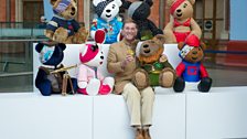 Sir Terry Wogan at St Pancras station with the VIPs!