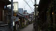 Insadong – old Seoul, with restaurants, tea shops, and art galleries.