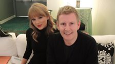 Patrick with country superstar Taylor Swift