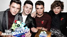 Union J backstage at Teen Awards 2013