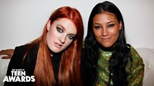 Icona Pop backstage at Teen Awards 2013