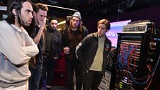 Skaters in the Live Lounge Late