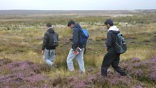 Haseeb, Faizaan and Danyaal walking