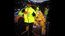 Pudsey hitches a ride