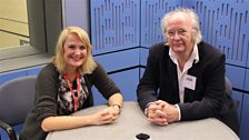 Philip Pullman and Sarah Walker.