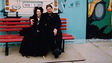 Melanie Metcalfe-Thompson & Mathew Thompson  - Berlin Wall in 2002