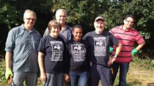 Volunteers at Mosely bog