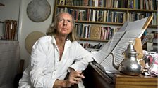 John Tavener at the piano