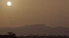 Sunset over the rangelands