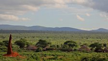 View over the rangelands on the southerly edge of the range