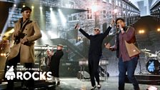 Madness at Children In Need Rocks 2013, with Rizzle Kicks