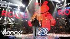 Dizzee Rascal at Children In Need Rocks 2013