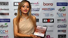 Manisha Tailor at Asian Football Awards