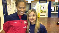 Rachel Yankey and Manisha Tailor