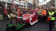 Santa on his sledge