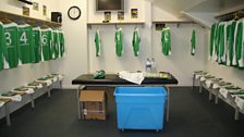 The all-stars dressing room