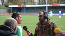 Phil Daley and Rob Butler from the  Radio Norfolk sports desk