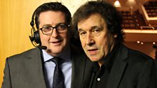 John Toal with actor Stephen Rea