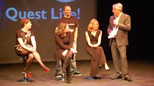 Kirsteen, Becky, Ian, Julie and David during the Q&A session