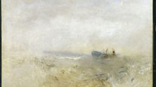 A Wreck, with Fishing Boats by J.M.W. Turner, c.1840, oil on canvas