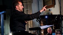 Ben Parry conducting Britten's St Nicolas, part of the Centenary Celebration weekend