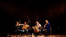 The Kuss Quartet perform Britten and Schubert's String Quartet in G major, D 887