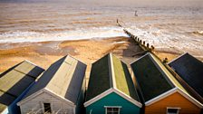 Beach huts at Southwold