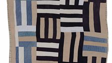 Loretta Pettway – "Roman Stripes" Variation (Local Name: Crazy Quilt), 1970