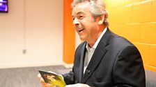 In the green room with Tony Jacklin