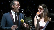 Lance and Hayley channel their inner Elton John and Kiki Dee in "Don't Go Breaking My Heart"