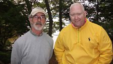 Mark with Brad McFadden at Merrymeeting Bay