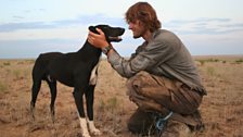 Tim travelled for three years with his canine companion Tigon