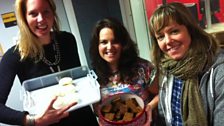 Cake o'clock with Laura and Kirsty and her gluten free sticky ginger cake.