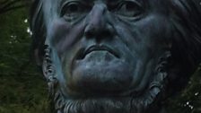 Bust of Wagner in the Festspielpark by Hitler's favourite sculptor, Arno Breker