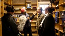 Iain shows Hardeep the former public toilets where he was found.