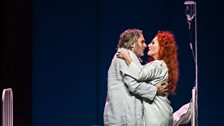 Act II - Simon O'Neill as Parsifal and Angela Denoke as Kundry