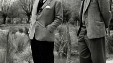 David Attenborough with Peter Scott at WWT Slimbridge 1962