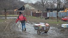 Shoeboxes on their journey