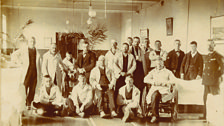 Members of the Royal Navy Sick Berth branch, formed in 1884