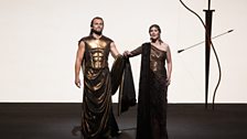 Ryan McKinny as Theseus and Tamara Mumford as Hippolyta