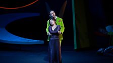 Kathleen Kim as Tytania and Iestyn Davies as Oberon