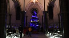 The Chirstmas tree at Temple Church