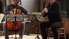 Christopher Murray (cello) and Mark Simpson (clarinet)