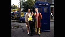 The Tardis lands in Albert Square