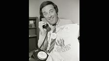 Sir Terry mans the phones in 1981